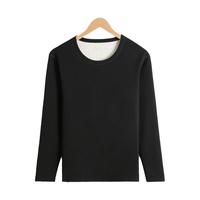 布卡澜琦 BURQAMARCH男士无痕保暖内衣套装女士秋衣加裤秋裤蚕丝羊毛保暖内衣套装 【女】轻奢羊毛蚕丝（黑色) L