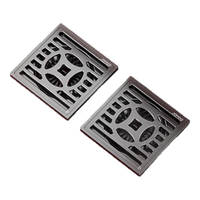 九牧(JOMOO)黄铜淋浴防臭地漏防虫防臭防返水卫生间地漏浴室大排量地漏 【礼盒装】钱纹地漏2干2湿1洗套装