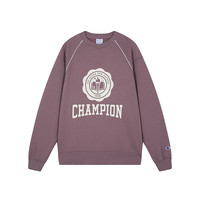 Champion冠军加绒卫衣男25冬季立领美式复古风休闲红色宽松女 乌梅紫-圆领款 L