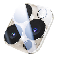 倍思（Baseus）适用苹果16Pro/16ProMax镜头膜 iPhone16Pro/16ProMax后置摄像头手机保护膜高清耐磨耐刮 2片装