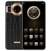 Kret 克里特(kreta)M7(202n0915)高端商务智能手机全网通超长待机适用保时捷8848手机充头 鳄鱼纹黑色 8+256GB