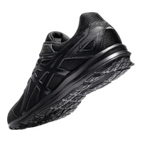 ASICS 亚瑟士 男鞋女鞋跑鞋运动鞋舒适透气加宽鞋楦黑武士 JOG 100 2 黑色 35