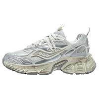 索康尼（SAUCONY）男鞋女鞋 2024春季2K CAVALRY骑士鞋复古潮流运动鞋跑步鞋 银黑 43