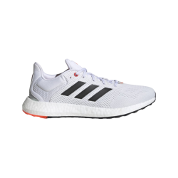 adidas PUREBOOST 21随心畅跑休闲舒适跑步鞋男女阿迪达斯 白/黑 45