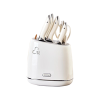 OOU!厨房刀具套装德国钢材菜刀家用切剪刀磨刀器【鲸钛】升级款7件套 