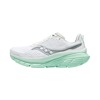Saucony索康尼GUIDE向导17减震软底支撑慢跑训练鞋24年轻便运动鞋女 白银240 37