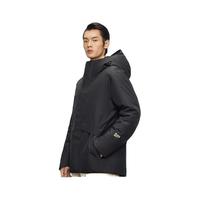 高梵风壳5.0黑金鹅绒服5分运动户外25秋冬商务通勤羽绒服男短外套 黑色 L