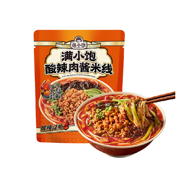 88VIP：满小饱 酸辣肉酱米线263g
