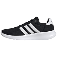 移动端、京东百亿补贴：adidas 男子跑步LITE RACER 3.0运动跑步鞋  44 黑/白