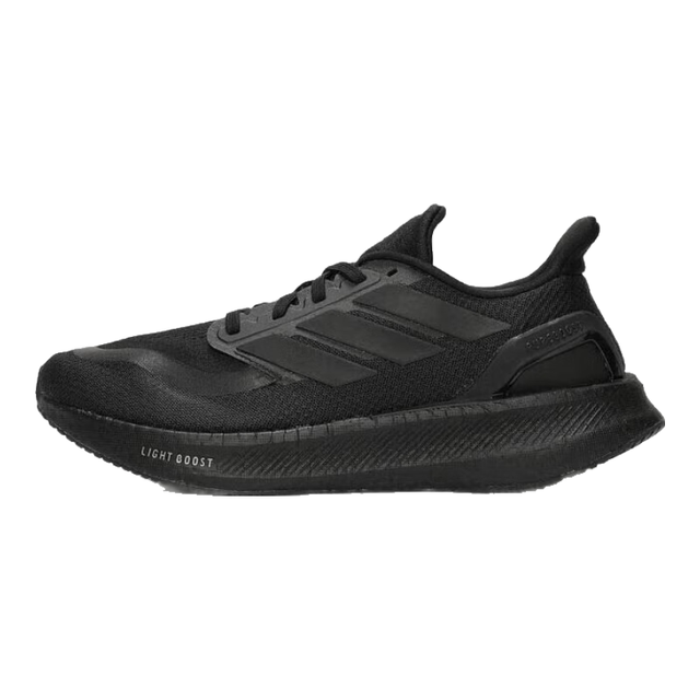 adidas PUREBOOST 5 超轻缓震回弹男女跑鞋 ID1158 黑色