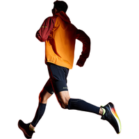 ANTA安踏火箭6代丨运动鞋男子防泼水耐磨防滑竞速训练跑步鞋子男112445581 基础黑/银/荧光绿-5 8.5 (男42)