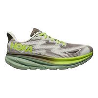 HOKA ONE ONE男款春夏克利夫顿 9防水版路跑鞋CLIFTON 9 GTX透气 板岩色/芦荟绿 42