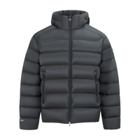 雪中飞202595鹅绒高充绒质感户外轻奢感面包羽绒服 黑色|8056 M /170/92A