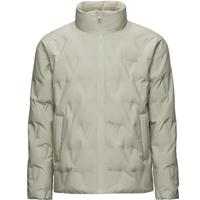 HLA海澜之家羽绒服男24立领外套男冬季HWRAW4W083A 米杏1K 165/84A S114~124斤