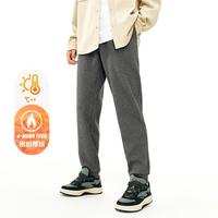 安踏 密暖绒运动长裤秋冬保暖休闲男式百搭针织卫裤男