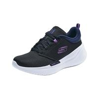 斯凯奇(Skechers)2024春女款跑步鞋高透气记忆泡棉鞋垫舒适轻便百搭 150224 黑色/多彩色/BKMT 36.5