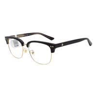 万宝龙(MONTBLANC)近视眼镜框架MB0259OK 005+依视路钻晶膜岩1.67镜片 依视路钻晶膜岩1.67/-1200度内 005黑金