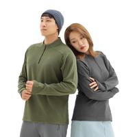 SKAH 阳离子德绒保暖休闲长袖T恤