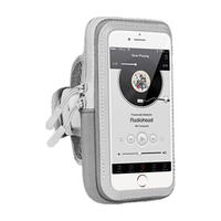  STRYFER/斯得弗 防水触屏 跑步运动手机臂包  银灰 布