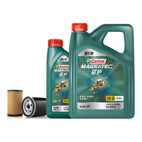 嘉实多（Castrol）机油保养单次卡 嘉实多磁护全合成 机油机滤工时 5W-30 SP 5L 5L小保养一次 磁护智E版5W-30 SP保养次卡