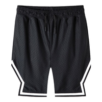 JORDAN耐克童装男童女童Jordan透气运动短裤2022夏季儿童针织裤子 B136正黑色 120(6)