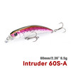 TSURINOYA 钓之屋 Intruder60s 震颤下沉沉水米诺 DW107(60s) 60mm/6.5g