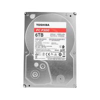 TOSHIBA 东芝 P300系列 3.5英寸台式机硬盘 6TB 128MB(5400rpm、PMR)HDWD260