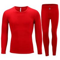 红豆本命年内衣秋衣秋裤内裤大红色发热龙年男士女士结婚保暖套装