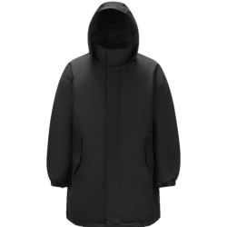 森马 防护外套|羽绒服男中长款2024冬季三防连帽外套薄纯色百搭