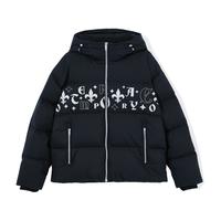 杰克琼斯奥特莱斯羽绒服短款时尚个性衣服连帽羽绒服男冬季