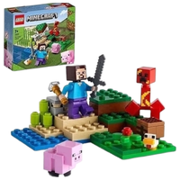 LEGO 乐高 Minecraft我的世界系列 21177 爬行者伏击