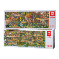 VINLAA为㚓潮品1000片拼图氧气森林成人拼图积木12岁以上玩具 ZJ63247氧气森林A