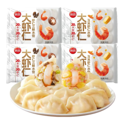 思念 大虾仁水饺400g*4袋（组合装）