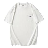 Gap 盖璞 男女装2024夏季纯棉logo口袋短袖T恤宽松简约上衣546493