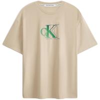 CK Jeans春夏男女中性字母印花纯棉宽松短袖T恤J400322