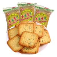 伟龙 V-LOONG 饼干整箱零食散装多口味香葱鸡片脆葱油葱花薄饼小吃休闲食品