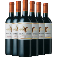 MONTES 蒙特斯 天使荣耀 阿帕塔酒庄空加瓜谷干型红葡萄酒 6瓶*750ml套装