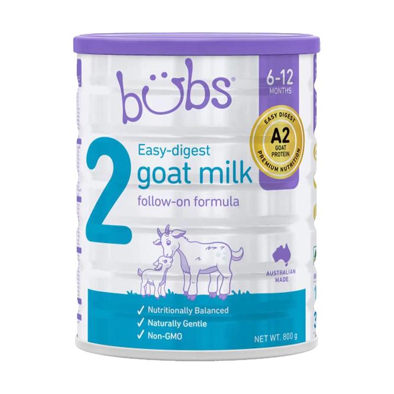 bubs 贝儿 A2蛋白系列 较大婴儿羊奶粉 澳版 2段 800g