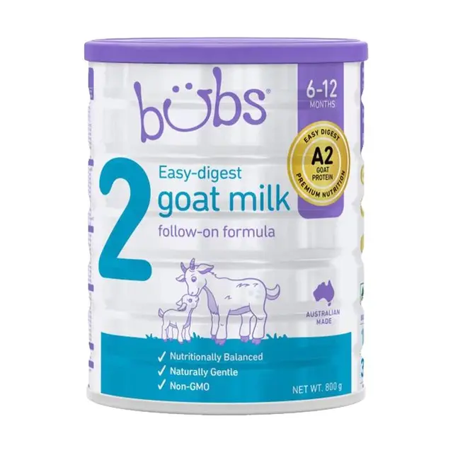 bubs 贝儿 A2蛋白系列 较大婴儿羊奶粉 澳版 2段 800g