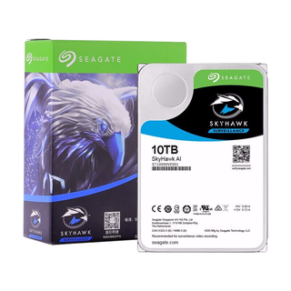 希捷 ST10000VE001 7200转CMR垂直记录 10TB 256MB SATA机械硬盘