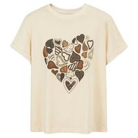 ~149两件~Basic House/百家好 趣味动物小狗系列100%棉短袖T恤女