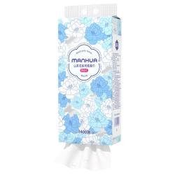漫花 山茶花1400张/提悬挂式抽纸家用卫生纸挂抽面巾纸餐巾纸 350抽*2提