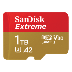 闪迪 Extreme 至尊极速移动系列 MicroSD存储卡 1TB（U3、V30、A2）