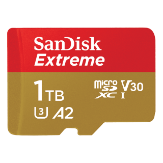  闪迪 Sandisk  Extreme 至尊极速移动系列 MicroSD存储卡 1TB（U3、V30、A2）