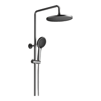 恒洁（HEGII）淋浴花洒套装 铜合金主体自动除垢手持花洒全套HMF950-333B-SH