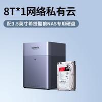 绿联 DH4300Plus AI智能管理 8TB NAS网络存储