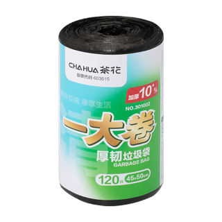 茶花 加厚黑色垃圾袋