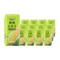 佰恩氏 鲜榨玉米汁早餐谷物饮料0脂新鲜35%含量200ml×12瓶NFC