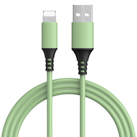 LLUNC/朗客 快充 苹果数据线 抹茶绿 Lightning USB-A 2.1A TPE