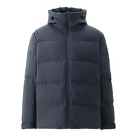 佐丹奴绅士风羽绒服男三防蓄热保暖拉链口袋连帽羽绒外套01074717